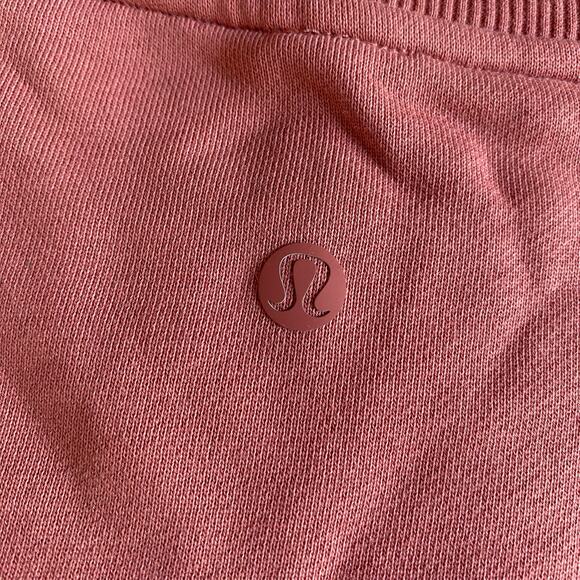 Lululemon Athletica Cotton French‎ Terry Swift Tee Womens Size 8 in Brier Rose - Picture 2 of 6